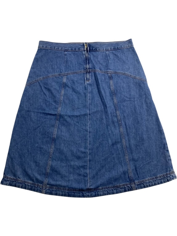 GAP Gonna midi in denim con logo vintage blu da donna XL/XXL