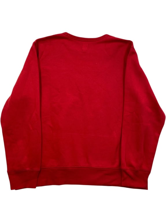 GAP SWEATSHIRT BIG LOGO RED UNISEX XL