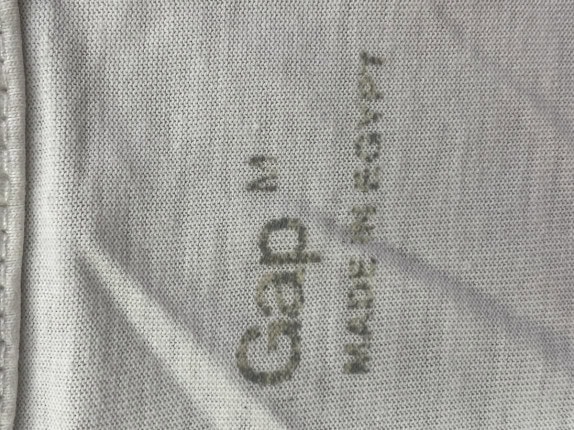 GAP GRAPHIC TEE MINIMAL OFF WHITE ΑΝΤΡΙΚΟ PRE OWNED S