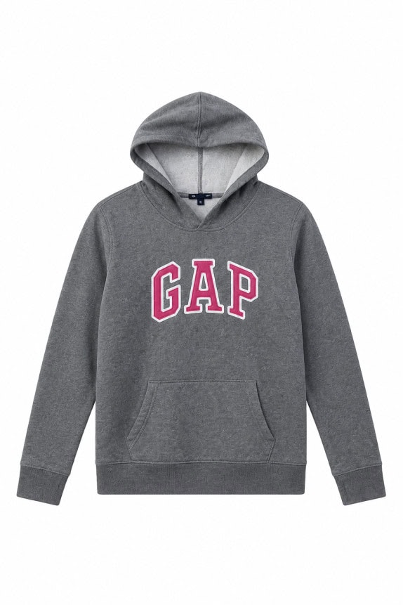 GAP HOODIE STREETWEAR ΓΚΡΙ ΑΝΤΡΙΚΟ PRE OWNED S