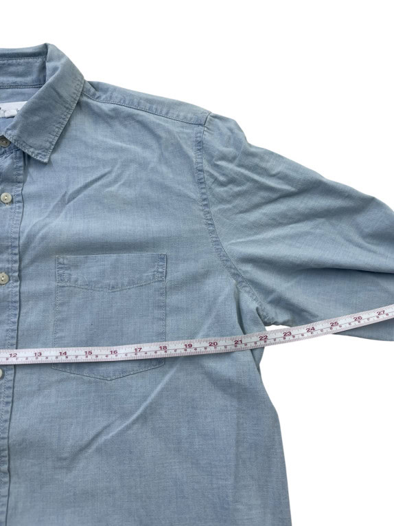 GAP ΠΟΥΚΑΜΙΣΟ CHAMBRAY MINIMAL WASHED BLUE ΑΝΤΡΙΚΟ PRE OWNED L