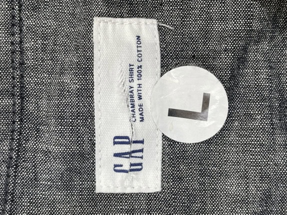 GAP ΠΟΥΚΑΜΙΣΟ MINIMAL ΓΚΡΙ ΑΝΤΡΙΚΟ PRE OWNED L