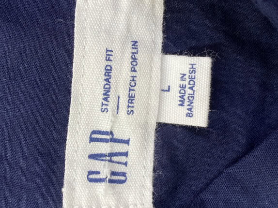 GAP ΠΟΥΚΑΜΙΣΟ ΜΙΝΙΜΑΛ ΝΑΥΤΙΚΟ ΜΠΛΕ ΑΝΤΡΙΚΟ PRE OWNED L