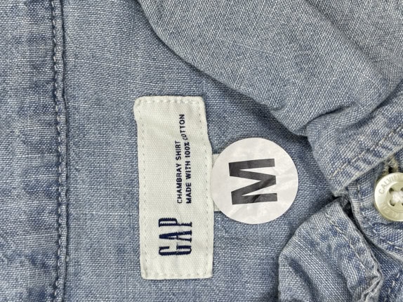 GAP ΠΟΥΚΑΜΙΣΟ ΜΠΛΕ ΑΝΤΡΙΚΟ PRE OWNED M