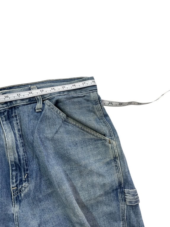 GAP ΤΖΙΝ CARPENTER ΣΟΡΤΣ WORKWEAR WASHED BLUE ΑΝΤΡΙΚΟ PRE OWNED L