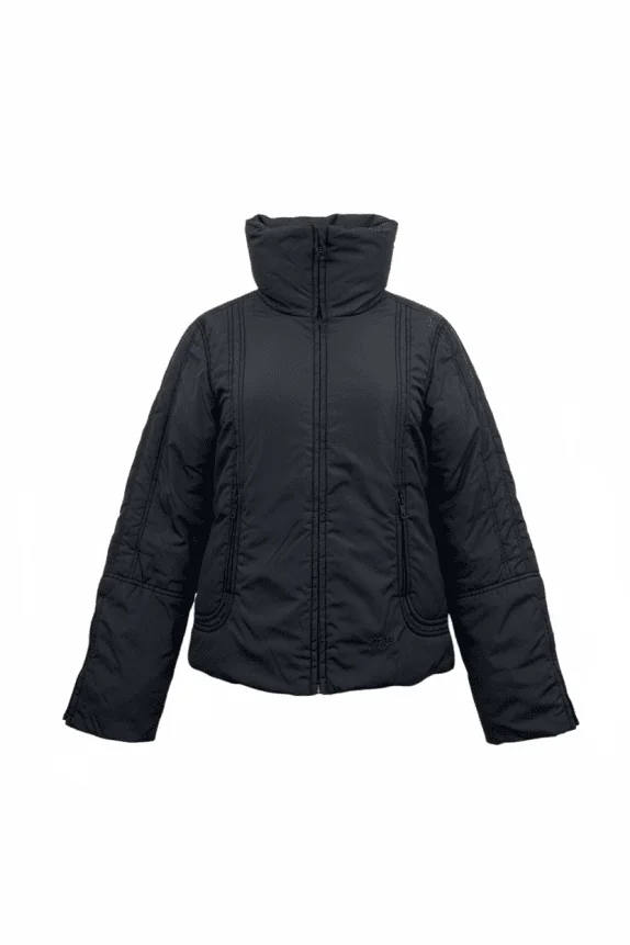 GAS Basic Μπουφάν Puffer Μαύρο Γυναικείο M