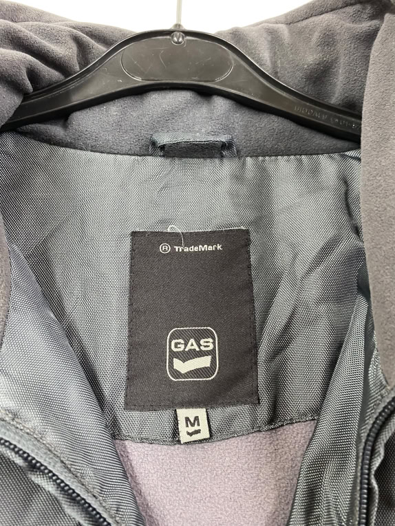 GAS Giacca Casual Logo Grigia da Uomo M