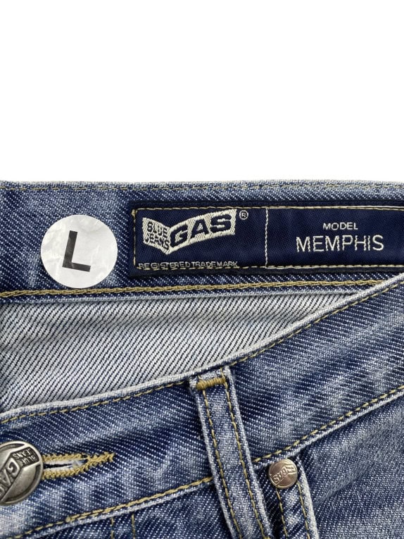 GAS ΤΖΙΝ ΠΑΝΤΕΛΟΝΙ CLASSIC WASHED BLUE ΑΝΤΡΙΚΟ PRE OWNED L
