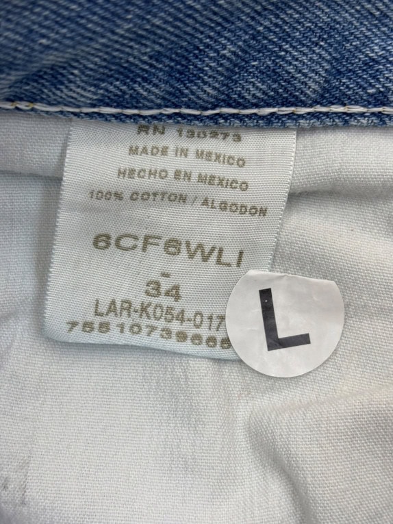 GCFB WLI SHORTS DENIM VINTAGE BLU UOMO PRE OWNED L