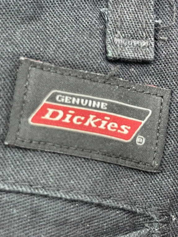 Genuine Dickies Chino Pants Logo Black Unisex L