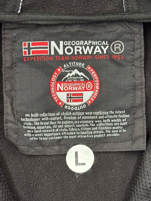 GEOGRAPHICAL NORWAY ΜΠΟΥΦΑΝ SOFTSHELL MINIMAL ΛΙΛΑ ΓΥΝΑΙΚΕΙΟ PRE OWNED L