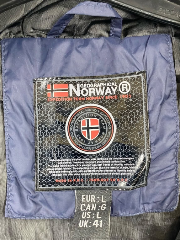 GEOGRAPHICAL NORWAY Puffer Jacket Expedition Outdoor Μπλε Ανδρικό L