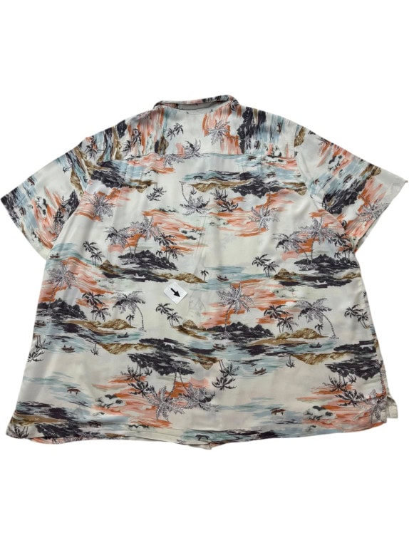 GEORGE ΠΟΥΚΑΜΙΣΟ HAWAIIAN PRINT ΑΠΑΛΟ ΜΠΕΖ ΑΝΤΡΙΚΟ PRE OWNED XL
