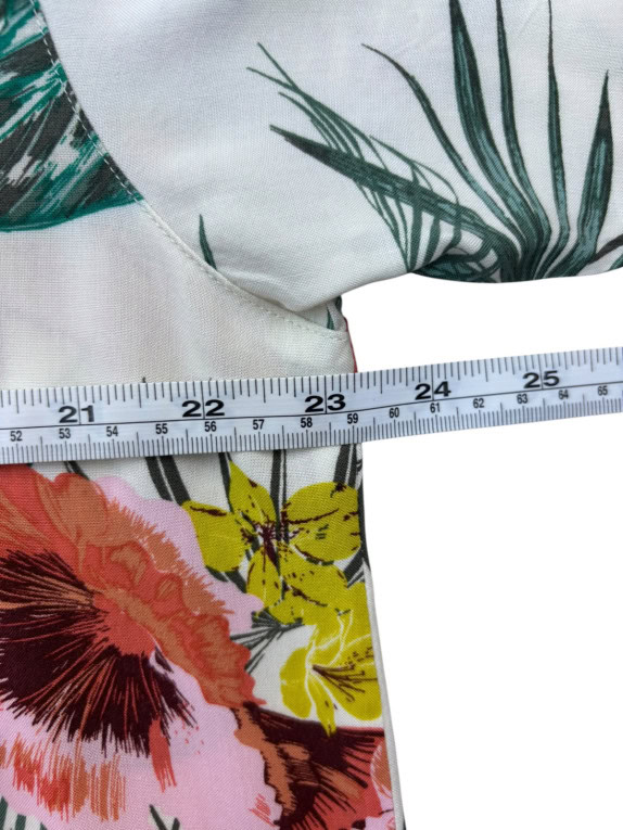 GEORGE SHIRT TROPICAL OFF WHITE MEN PRE OWNED M