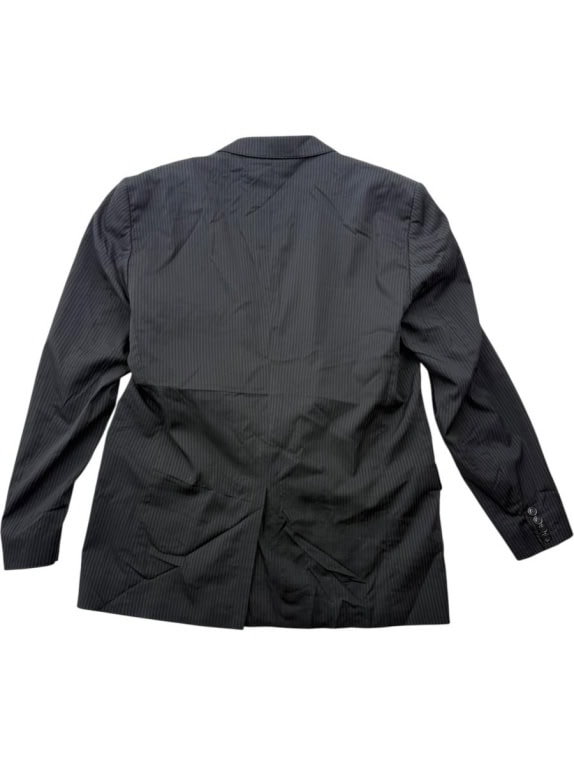 GF FERRÉ Vintage Pinstripe Blazer Black Men's L/XL
