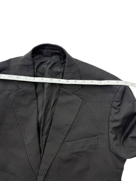 GF FERRÉ Vintage Pinstripe Blazer Black Men's L/XL