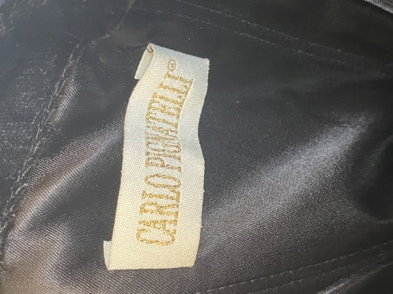 1990S CARLO PIGNATELLI ΦΟΡΕΜΑ VINTAGE ΜΑΥΡΟ ΓΥΝΑΙΚΕΙΟ PRE OWNED