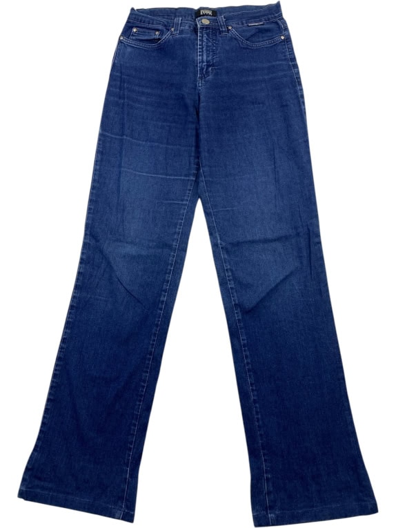 Gianfranco Ferré Jeans Pantaloni Denim Vintage Logo Blu da Donna XS