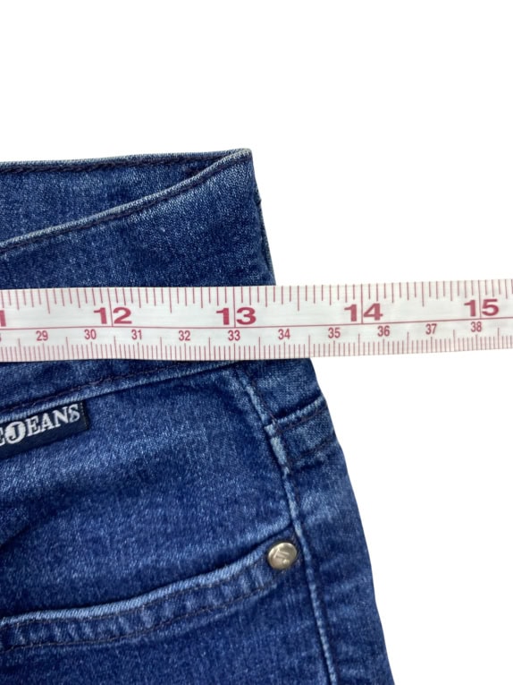Gianfranco Ferré Jeans Pantaloni Denim Vintage Logo Blu da Donna XS