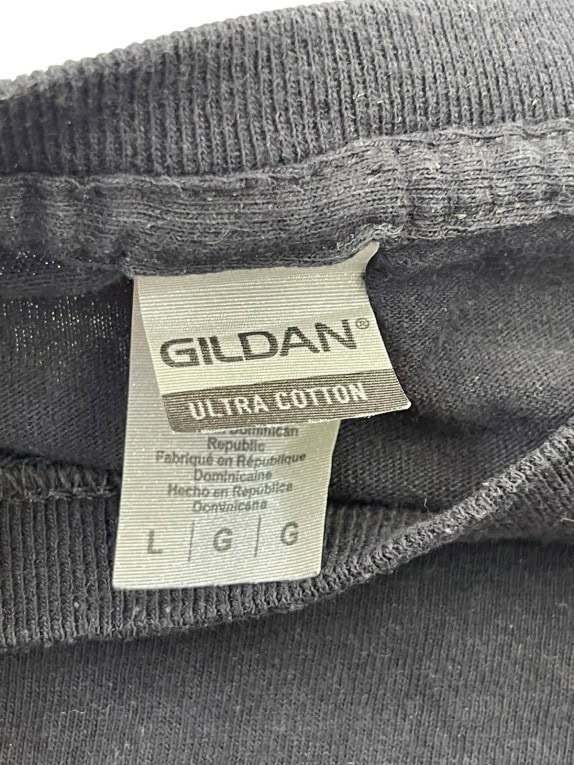 GILDAN GRAPHIC TEE RACING ΜΑΥΡΟ UNISEX PRE OWNED L