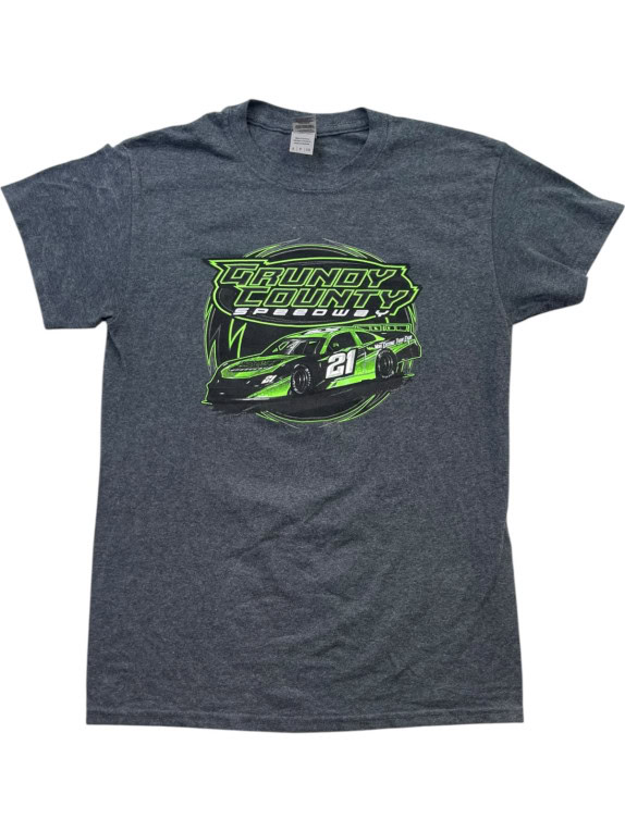 GILDAN ΚΟΝΤΟΜΑΝΙΚΗ ΜΠΛΟΥΖΑ RACING GRAPHIC CHARCOAL UNISEX PRE OWNED S
