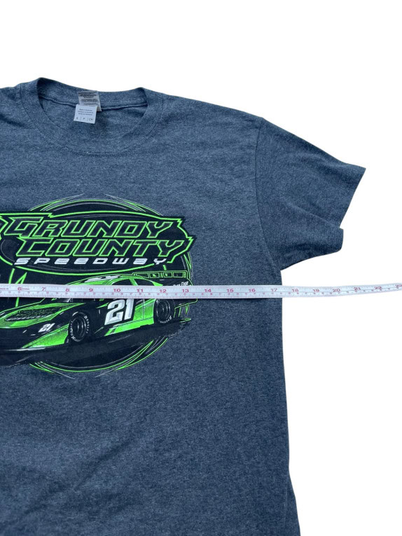GILDAN ΚΟΝΤΟΜΑΝΙΚΗ ΜΠΛΟΥΖΑ RACING GRAPHIC CHARCOAL UNISEX PRE OWNED S