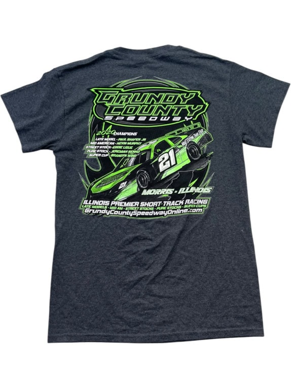 GILDAN ΚΟΝΤΟΜΑΝΙΚΗ ΜΠΛΟΥΖΑ RACING GRAPHIC CHARCOAL UNISEX PRE OWNED S