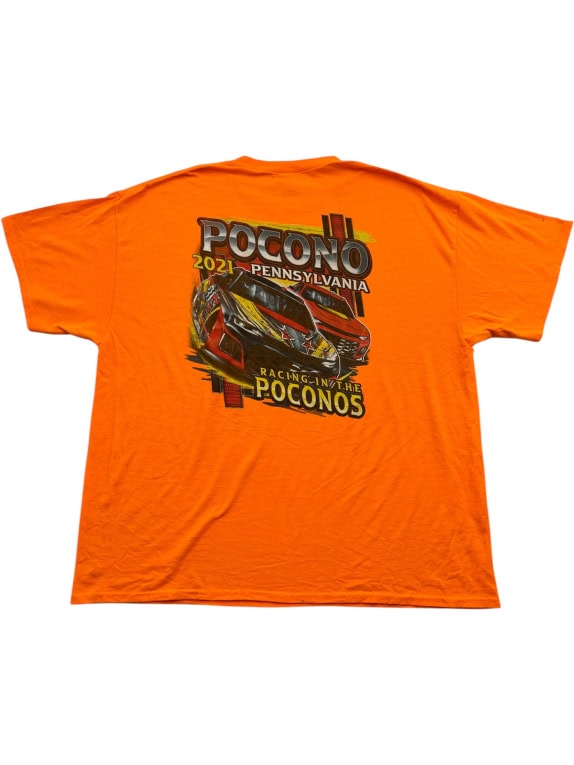 Gildan T-shirt stampata arancione unisex 2XL