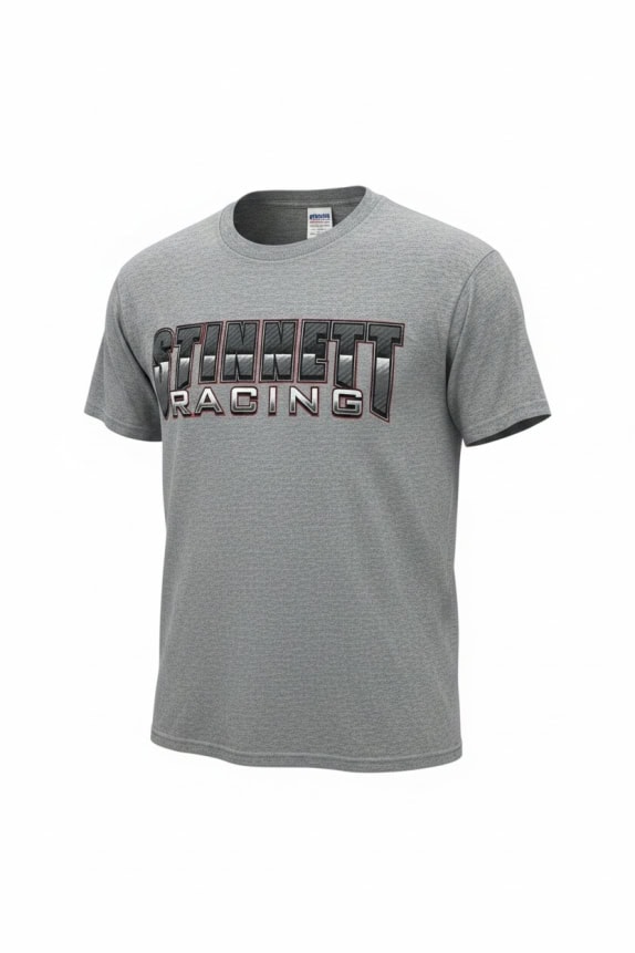 Gildan T-Shirt Racing Big Logo Grey Unisex M
