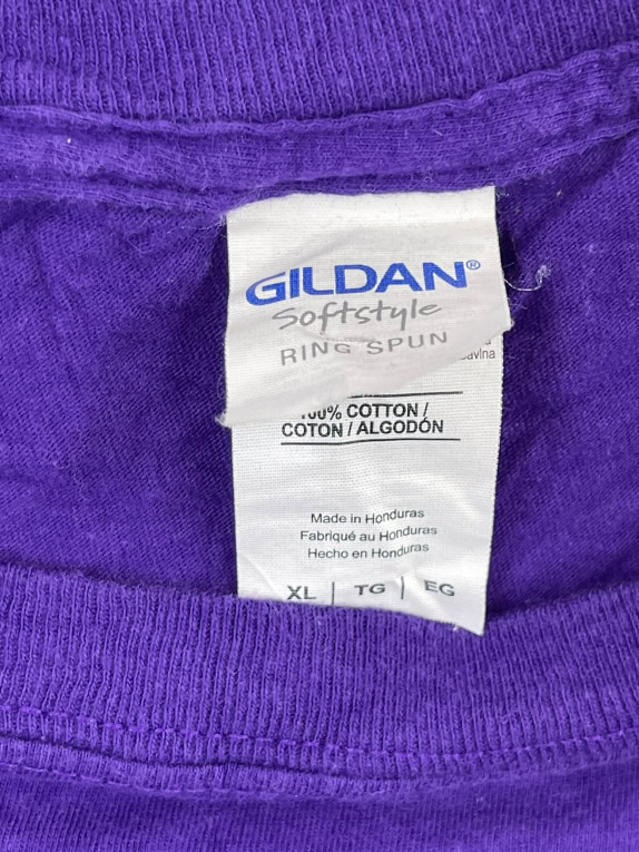 Gildan T-Shirt Timberwolves Big Logo Purple Unisex XL