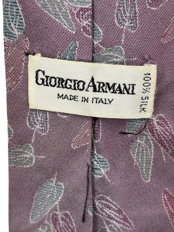 GIORGIO ARMANI ΓΡΑΒΑΤΑ CLASSIC ΜΠΟΡΝΤΟ ΑΝΤΡΙΚΟ PRE OWNED