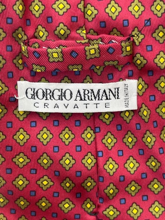 GIORGIO ARMANI ΓΡΑΒΑΤΑ ΚΛΑΣΙΚΗ ΜΠΟΡΝΤΟ ΑΝΤΡΙΚΟ PRE OWNED