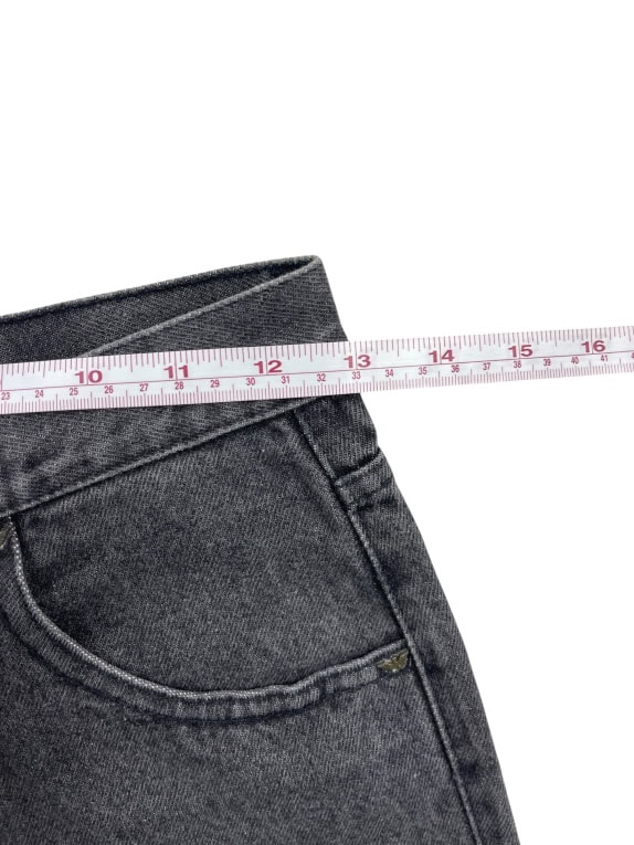 Giorgio Armani Junior Denim Παντελόνι Vintage Logo Γκρι Γυναικείο XS