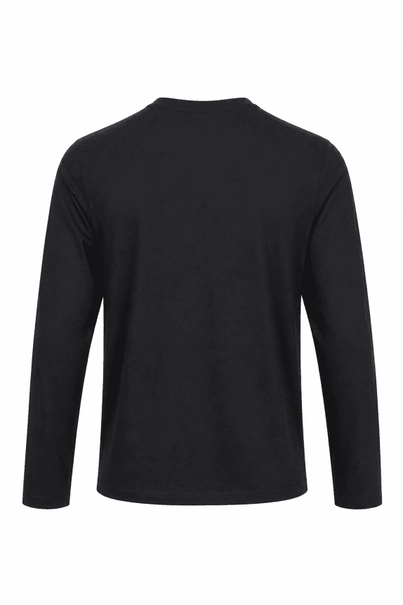 GIORGIO ARMANI ΜΠΛΟΥΖΑ ΜΑΚΡΙ ΜΑΝΙΚΙ ΜΑΥΡΟ ΑΝΤΡΙΚΟ PRE OWNED XL