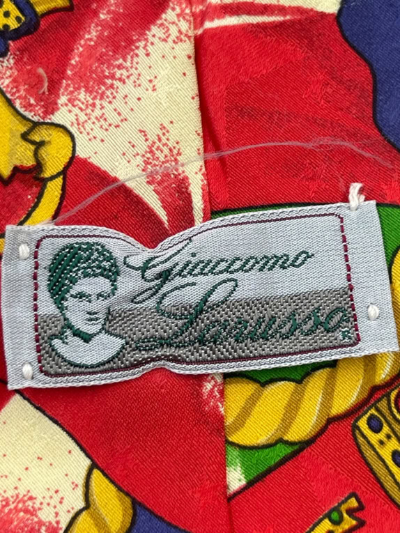 GIOVANNA LANCINI ΓΡΑΒΑΤΑ GRAPHIC MULTICOLOR ΑΝΤΡΙΚΟ PRE OWNED