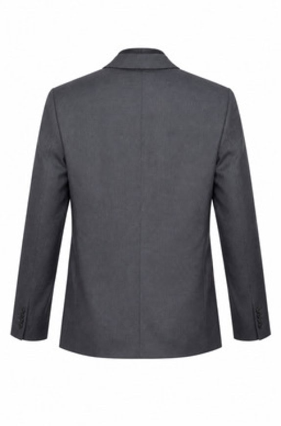 90S VINTAGE GREY BLAZER CLASSIC GREY MEN PRE OWNED XL
