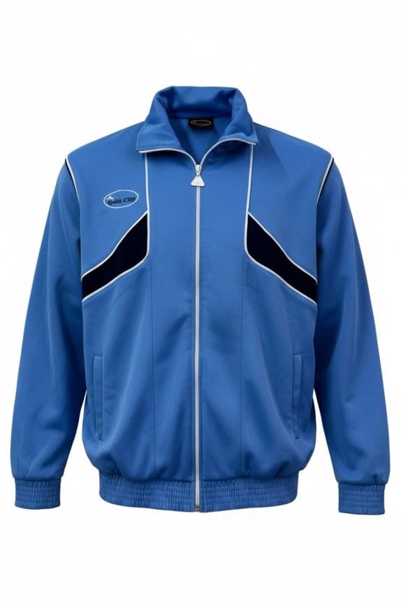 GOLD CITY ΖΑΚΕΤΑ ΦΟΡΜΑΣ RETRO SPORTSWEAR ΜΠΛΕ ΑΝΤΡΙΚΟ PRE OWNED L