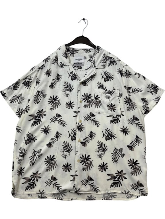 GOODFELLOW & CO ΠΟΥΚΑΜΙΣΟ GRAPHIC OFF WHITE ΑΝΤΡΙΚΟ PRE OWNED L
