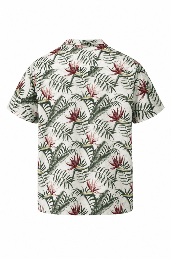 GOODLIFEWOVEN CAMICIA TROPICAL PRINT MULTICOLORE UOMO PRE OWNED S