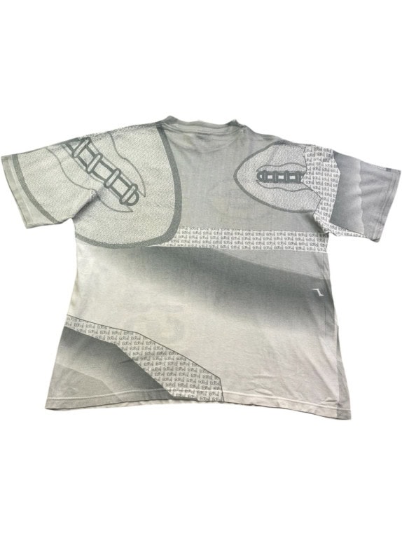 GREEN BAY GRAPHIC TEE VINTAGE ΓΚΡΙ ΑΝΤΡΙΚΟ PRE OWNED XL