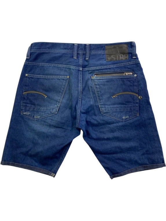 GS RAW ΤΖΙΝ ΒΕΡΜΟΥΔΑ WASHED ΜΠΛΕ ΑΝΤΡΙΚΟ PRE OWNED L