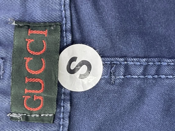 GUCCI ΠΑΝΤΕΛΟΝΙ CHINO MINIMAL NAVY ΓΥΝΑΙΚΕΙΟ PRE OWNED S