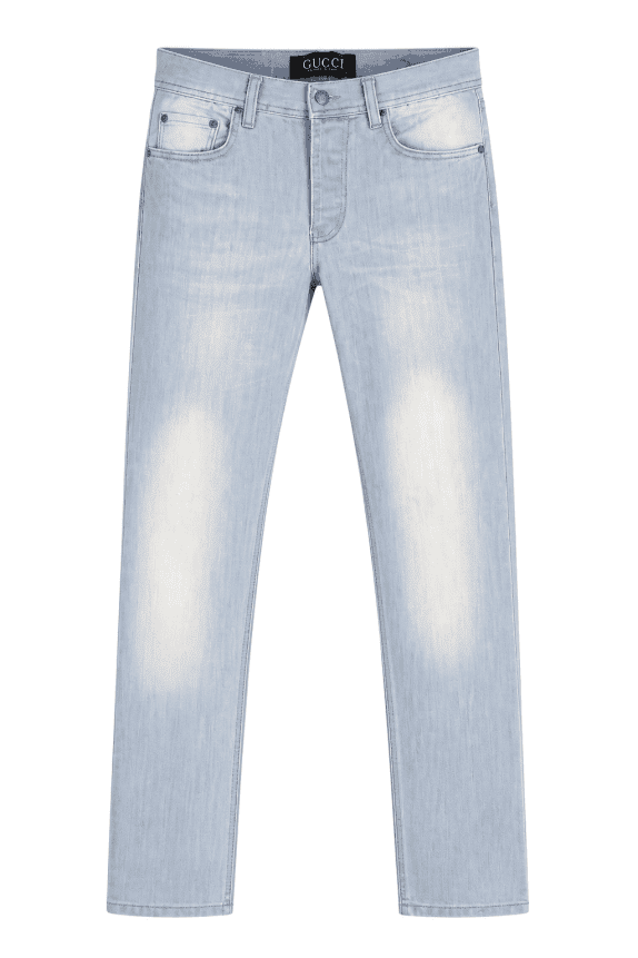 GUCCI ΤΖΙΝ ΠΑΝΤΕΛΟΝΙ WASHED LIGHT BLUE ΓΥΝΑΙΚΕΙΟ PRE OWNED S