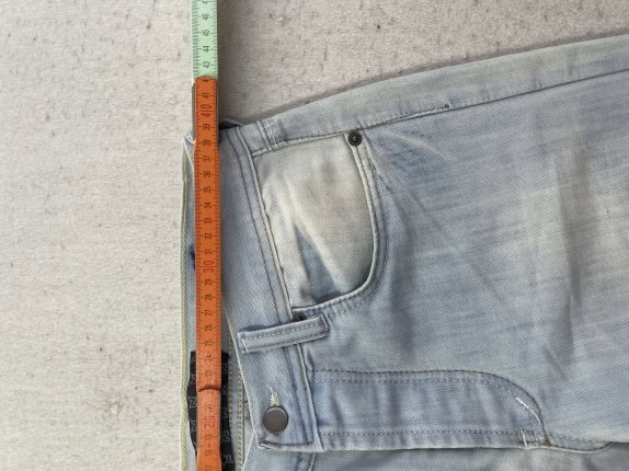 GUCCI JEANS WASHED LIGHT BLUE WOMENS PRE OWNED S