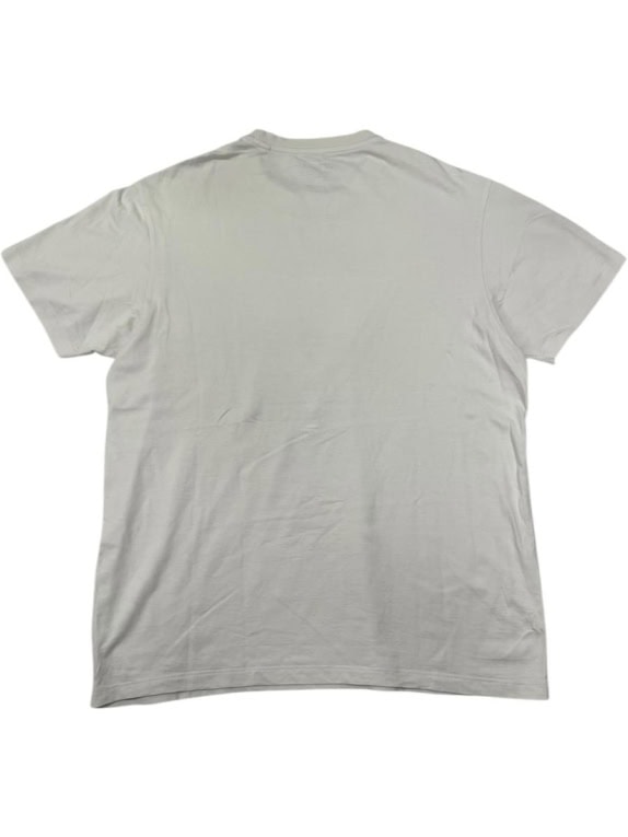 GUESS ECO T-SHIRT ΑΝΔΡΙΚΟ ΑΣΠΡΟ/ΕΚΡΟΥ ΜΕ ΑΝΑΓΛΥΦΟ ΛΟΓΟΤΥΠΟ - S
