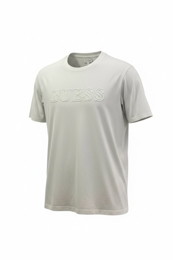 GUESS ΚΟΝΤΟΜΑΝΙΚΟ MINIMAL OFF WHITE ΑΝΤΡΙΚΟ PRE OWNED XL