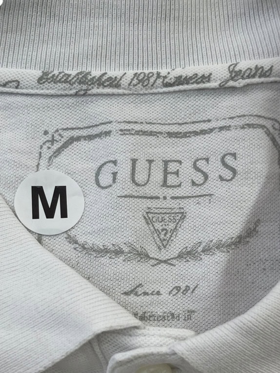 GUESS ΜΠΛΟΥΖΑ POLO MINIMAL ΑΝΟΙΧΤΟ ΓΚΡΙ ΑΝΤΡΙΚΟ PRE OWNED S