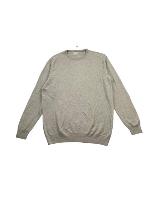 Guess Maglia in maglia fine vintage beige da uomo L