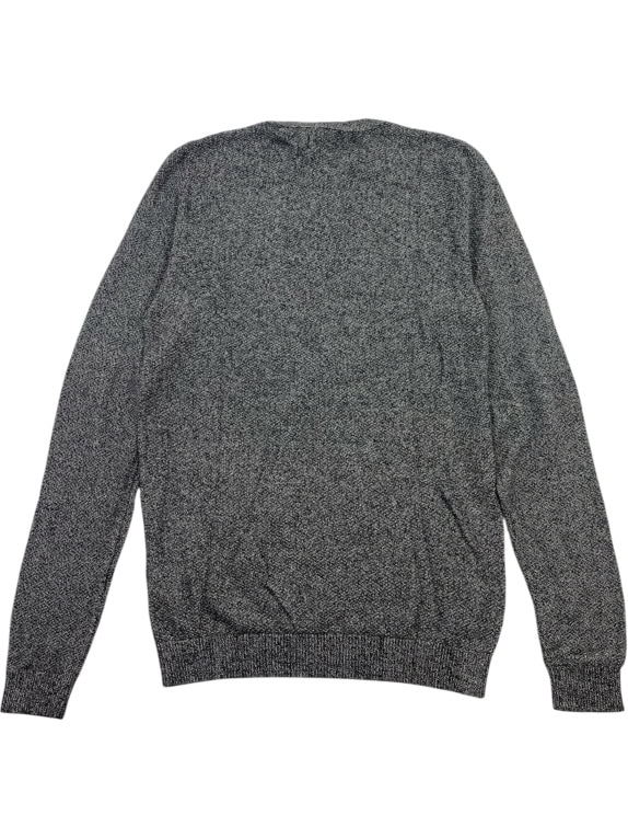 GUESS Maglione lavorato a maglia melange grigio da uomo L