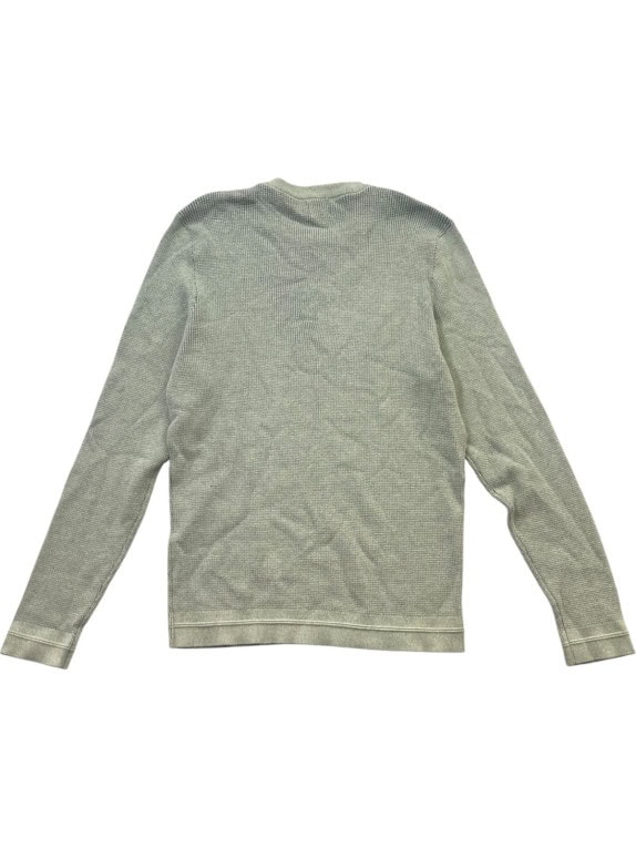GUESS ΠΛΕΚΤΟ ΠΟΥΛΟΒΕΡ MINIMAL ΑΠΑΛΟ ΠΡΑΣΙΝΟ ΑΝΤΡΙΚΟ PRE OWNED L